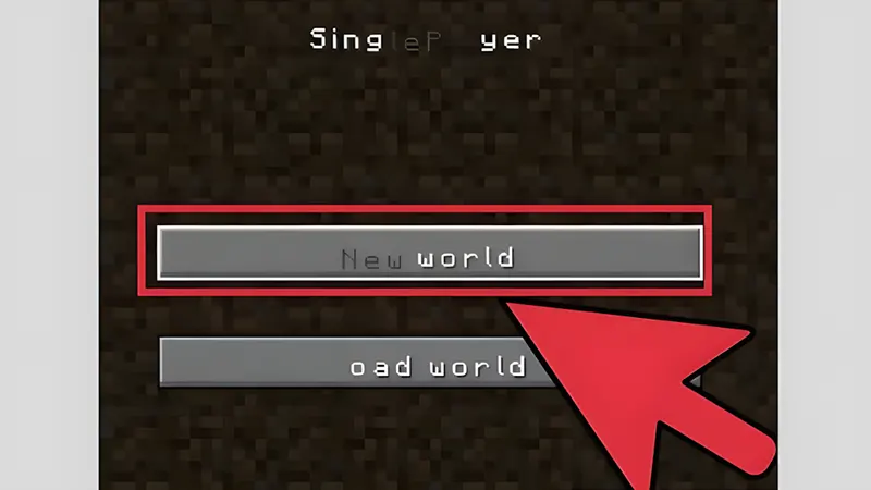 Bước 1: Tạo một thế giới trò chơi mới