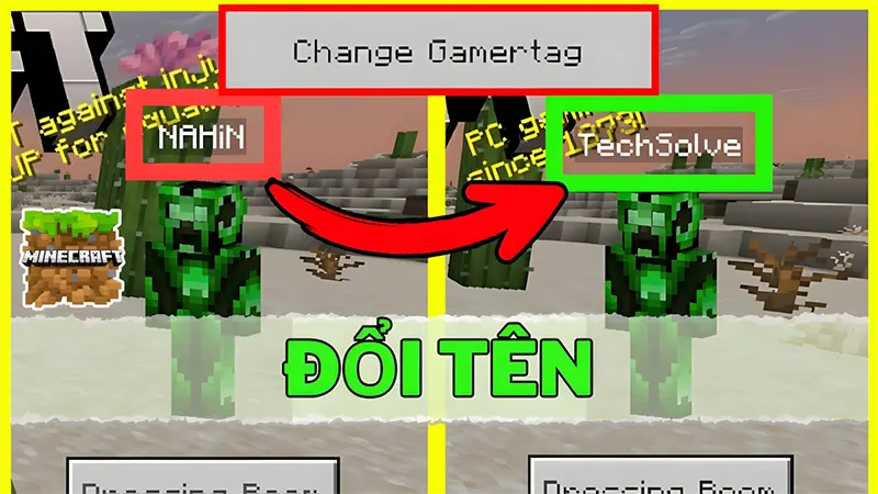 Các bước thay đổi gamertag trên Minecraft Bedrock Edition