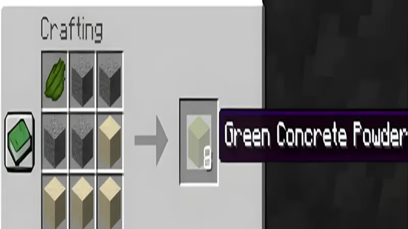 Cách Làm Bê Tông Trong Minecraft
