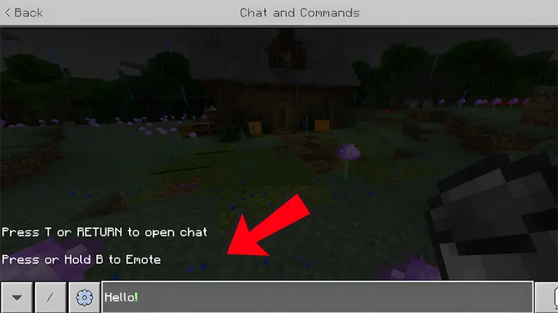 Cách Chat Trong Minecraft