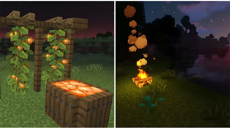 Đặt đuốc bên trong nhà