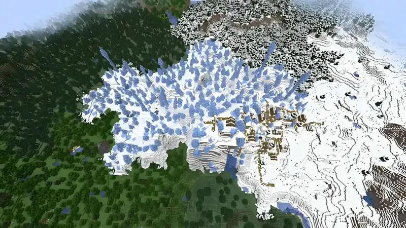 Hai làng Taiga giữa vùng băng giá