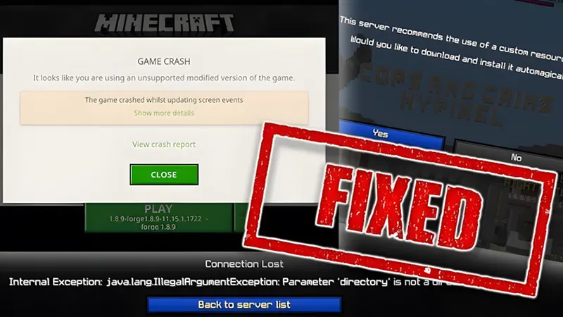 Tại Sao Tải Minecraft Không Được