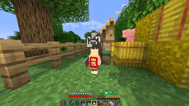 Kích thước nhân vật mặc định trong Minecraft