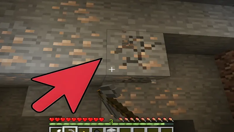 Kiểm tra tất cả khối xung quanh khối sắt được tìm thấy