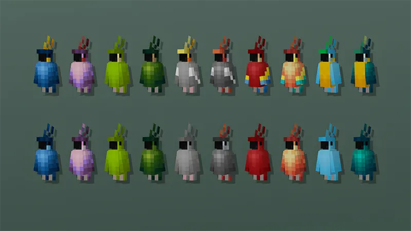 Màu sắc đa dạng