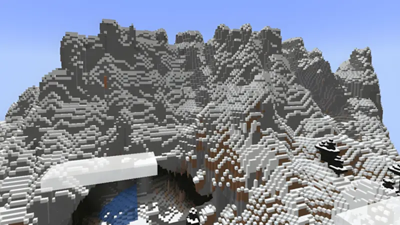 Ngôi làng có Núi đá.