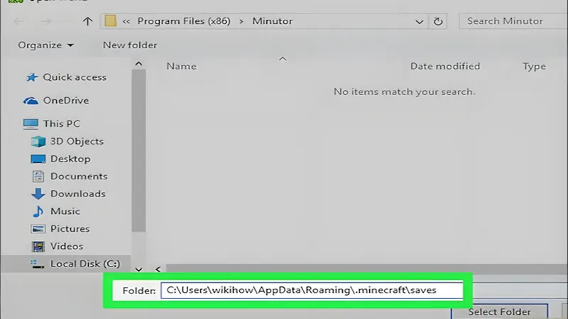 Nhập đường dẫn đã sao chép