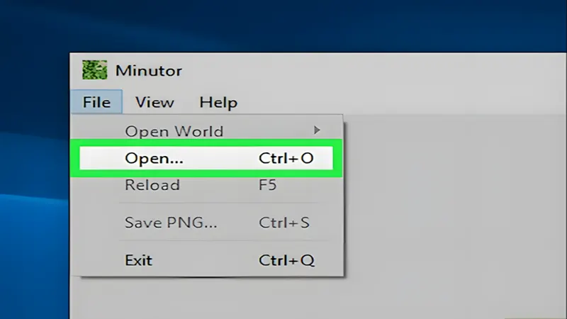 Nhấp vào Open. . .