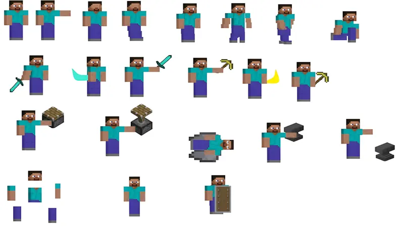 Các Nhân Vật Trong Minecraft