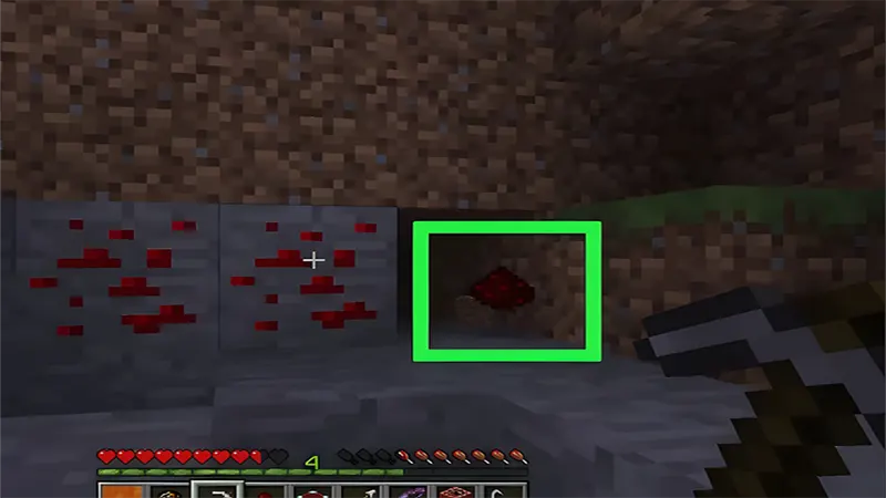 Thu thập bột đá đỏ