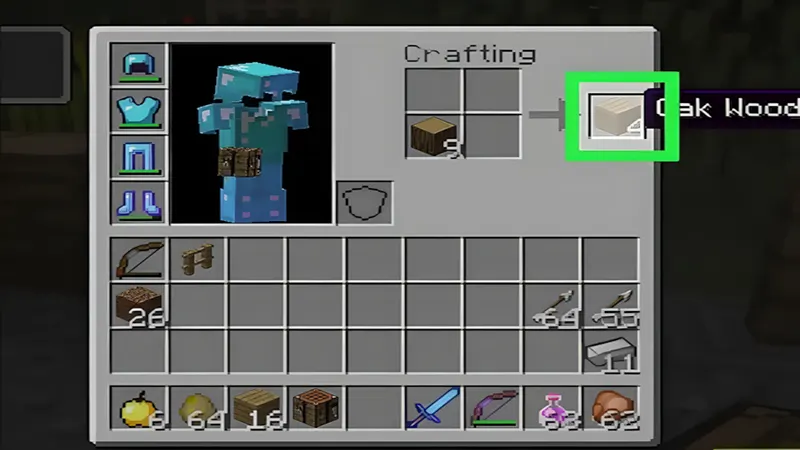 Cách Chế Tạo Đá Mài Trong Minecraft