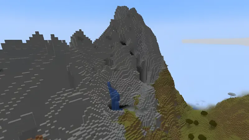 Vùng đất khô cằn và dãy núi đá