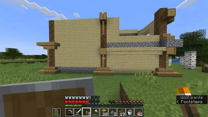 Bước 4: Xây tường tầng 1