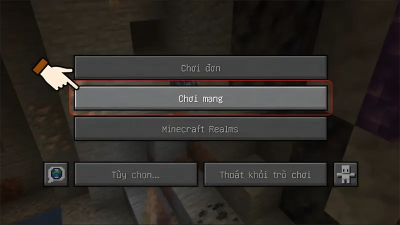 Bước 1: Truy cập chế độ Multiplayer