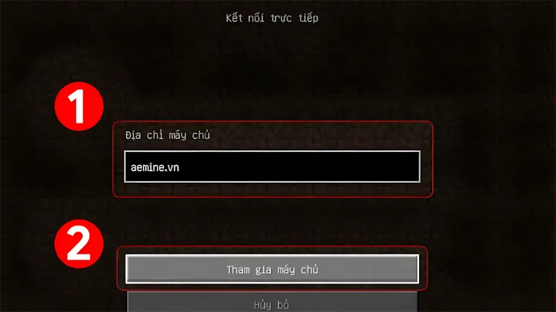 Bước 2: Đăng ký hoặc tạo server