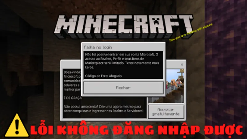Các vấn đề thường gặp khi tải Minecraft chính thức