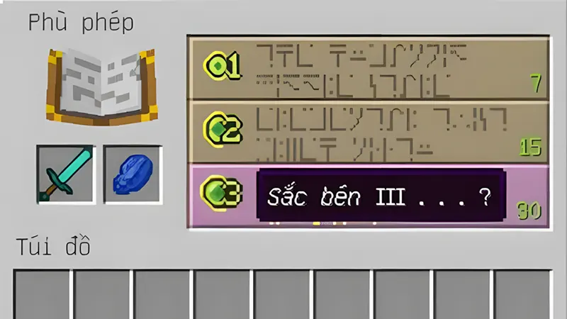 sắc bén cấp III