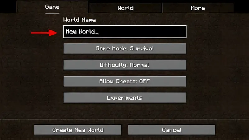 Ở phía người tạo thế giới