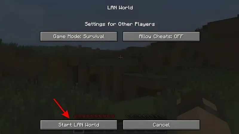 Ở phía người tạo thế giới