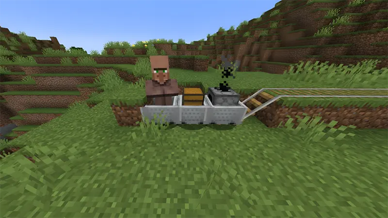 Di chuyển bằng xe chở mìn