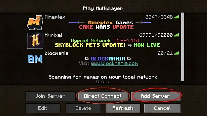 Bước 2: Kết nối tới máy chủ