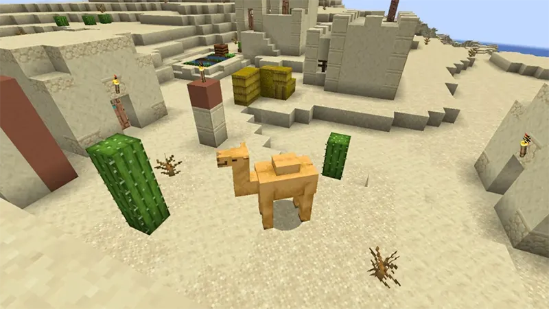 Lạc đà trong minecraft ăn gì