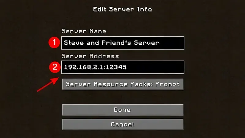 Bước 3: Kết nối máy chủ