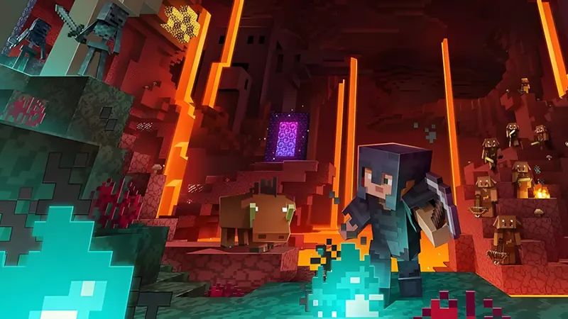 Nether – vùng đất của lửa và dung nham