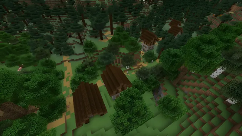 Ngôi làng và đường mòn tàn tích