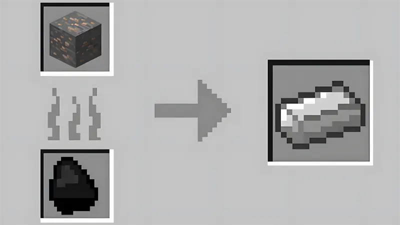 Nung quặng sắt thành thỏi sắt